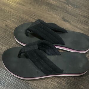 Black and Pink Women's Sandals